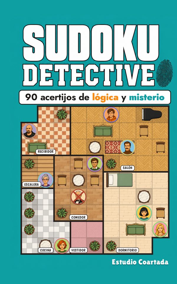 Sudoku Detective · 90 acertijos de lógica y misterio